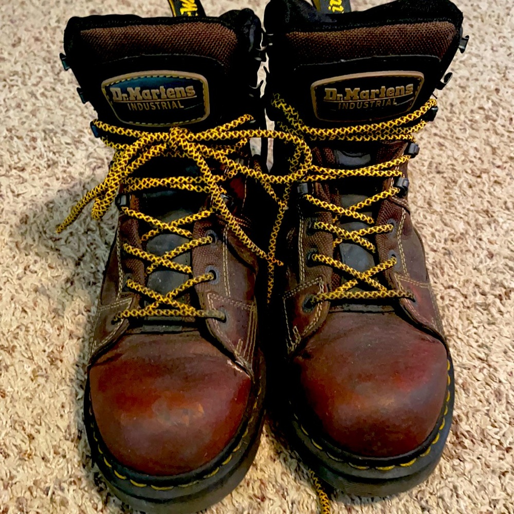 Dr. Marten steel toed boots